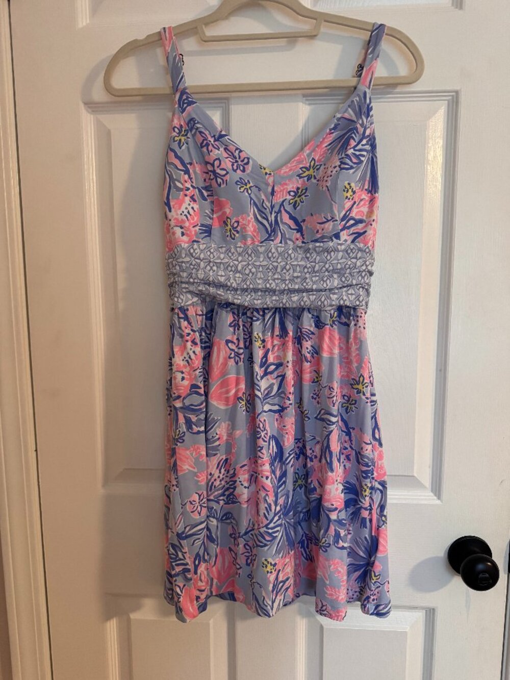 Lilly Pulitzer Tropical Floral Dress With Built-In-Shorts – Size 6